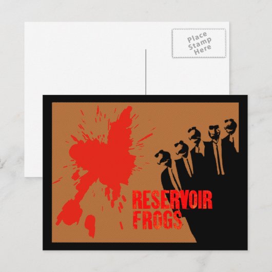 Reservoirger Postkarte (Vorne/Hinten)