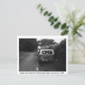 Reset, Reset Ihr Herz auf die Zuhause Zeitzone i.. Postkarte (Stehend Vorderseite)