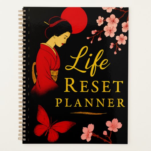 Reset your life - The Life Reset Planner  Planer (Vorderseite)