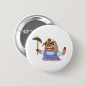 Resetti (Animal Crossing New Horizons) Button (Vorne & Hinten)
