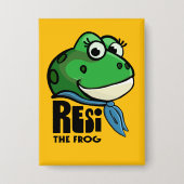 Resi der Frosch Button (Vorderseite)