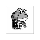 Resi der Frosch Gummistempel (Prägung)