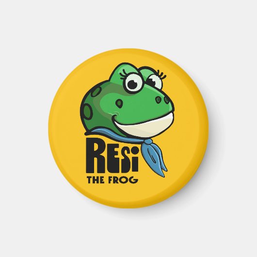 Resi der Frosch Magnet (Vorne)