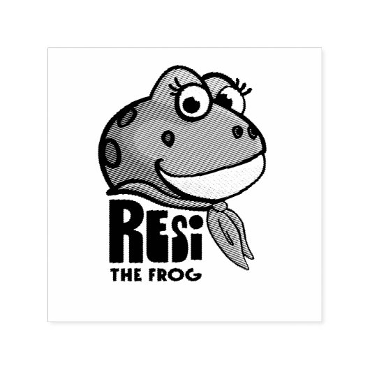 Resi der Frosch Permastempel (Design)