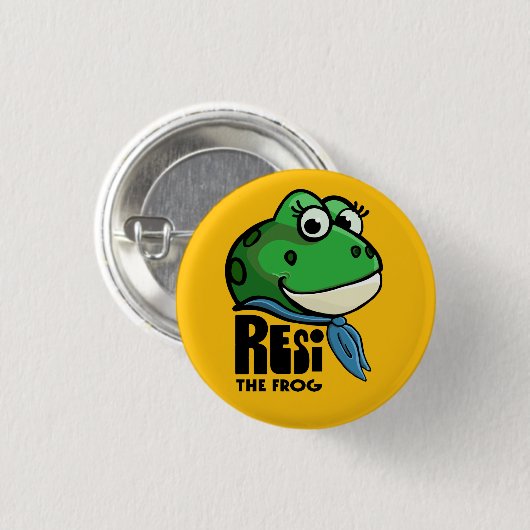 Resi the Frog Button (Vorne & Hinten)