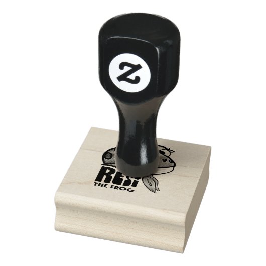 Resi the Frog  Gummistempel (Stempel)