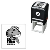 Resi the Frog  Permastempel (Beispiel)