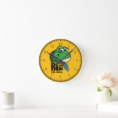 Resi the Frog Runde Wanduhr (Zuhause)