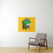 Resi The Frog Wandteppich (Beispiel (Horizontal))