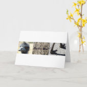 Resident Alien triptych Karte (Gelbe Blume)