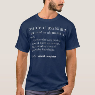 Resident Assistant Definition Shirt Zurück