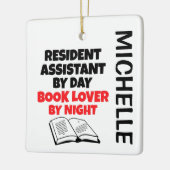 Resident Assistant Lieben lesen CUSTOM Keramikornament (Links)