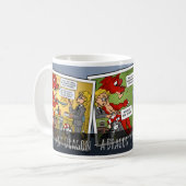 Resident Dragon - Breakfast, TV Shows, Candles Kaffeetasse (Vorderseite Links)