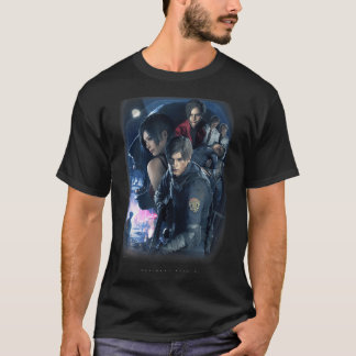 RESIDENT EVIL 2 Mädchen im Vintage-Stil T-Shirt