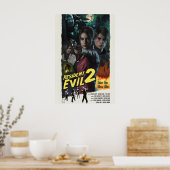 Resident Evil 2 Remake Poster Retro Movie Art (Küche)