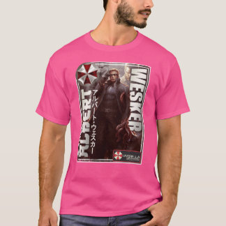 Resident Evil Albert Wesker Retro-Gaming-Art Famil T-Shirt