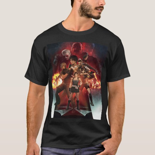 Resident Evil Geschenk Freunde T-Shirt (Vorderseite)