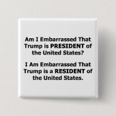 Resident Trump Button (Vorderseite)