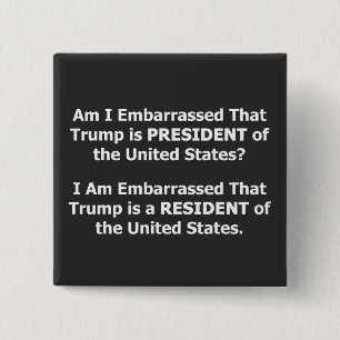 Resident Trump Button