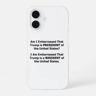 Resident Trump iPhone 16 Hülle
