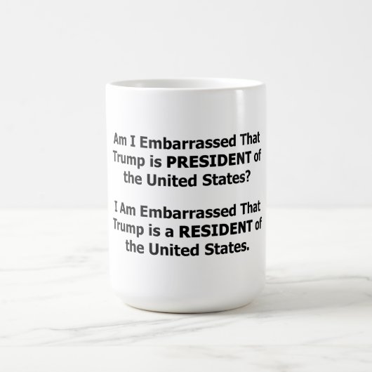 Resident Trump Kaffeetasse (Mittel)
