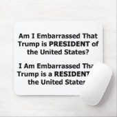 Resident Trump Mousepad (Mit Mouse)