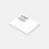 Resident Trump Post-it Klebezettel (angewinkelt)