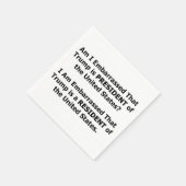 Resident Trump Serviette (Ecke)