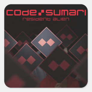 Residentalien-Aufkleber Quadratischer Aufkleber