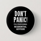 Residential Advisor  Button (Vorderseite)