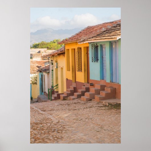 Residential houses, Trinidad, Cuba Poster (Vorne)