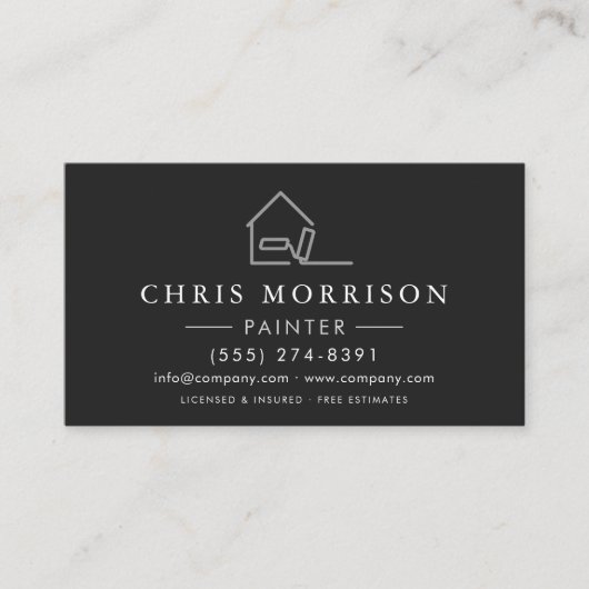 Residential Painter Visitenkarte (Vorderseite)