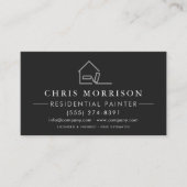 Residential Painting QR Code Professional Visitenkarte (Vorderseite)