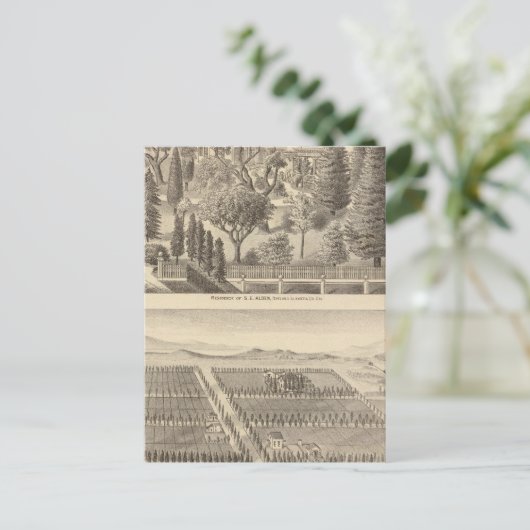 Residenz Alden, Harmon Tract Postkarte (Stehend Vorderseite)