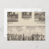 Residenz Henry Baker und andere Postkarte (Vorne/Hinten)