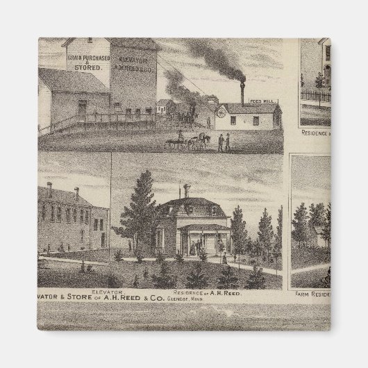 Residenz in Hutchinson, Minnesota Magnet (Vorne)