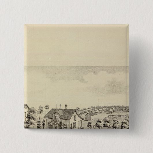 Residenz Isreal Cox, Ward Township Button (Vorderseite)