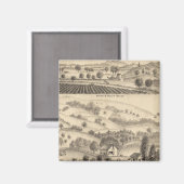 Residenz Joseph Alexander, Mendocino Magnet (Vorderseite/Rückseite)