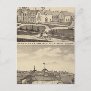 Residenz, Scheune & Nebengebäude von AR Earle Postkarte