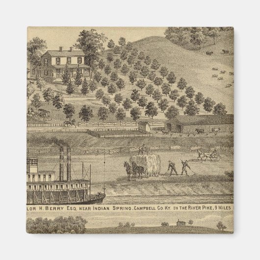 Residenz Taylor H Berry Magnet (Vorne)