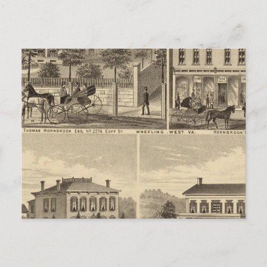 Residenz Thomas Hornbrook Postkarte (Vorderseite)