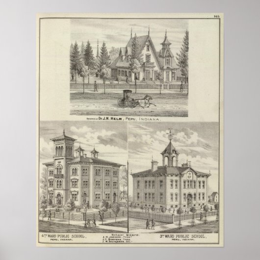 Residenz von Dr. JH Helm, Peru Poster (Vorne)