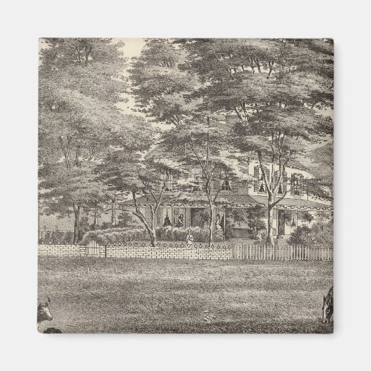 Residenz von Dr. Robert Laird, Squan, NJ Magnet (Vorne)