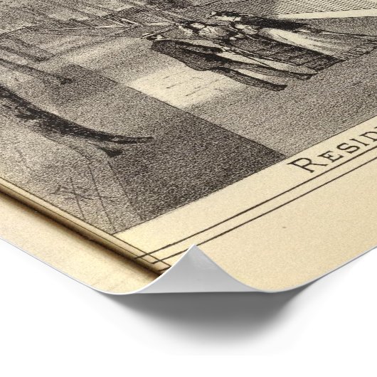 Residenz von Dr. TG Chattle, Zweigstelle Long Poster (Ecke)