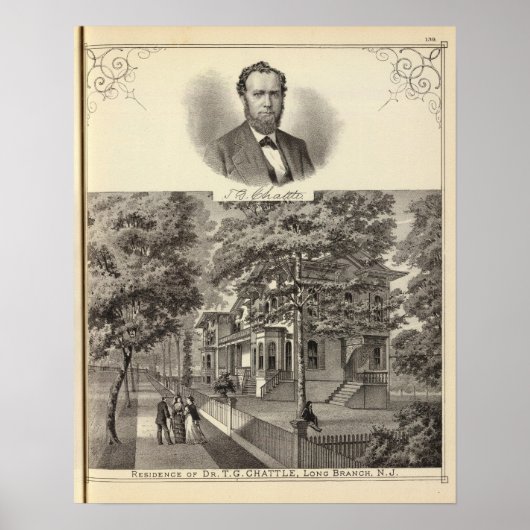 Residenz von Dr. TG Chattle, Zweigstelle Long Poster (Vorne)