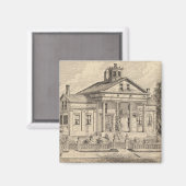 Residenz von EE Marsh, Brandon in Vermont Magnet (Vorderseite/Rückseite)