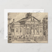 Residenz von EE Marsh, Brandon in Vermont Postkarte (Vorne/Hinten)