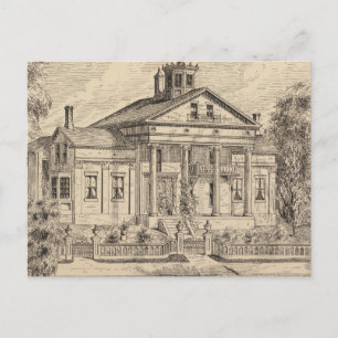 Residenz von EE Marsh, Brandon in Vermont Postkarte