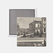 Residenz von James G Gowdy, Tom's River, NJ Magnet (Vorderseite/Rückseite)