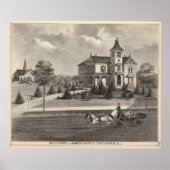 Residenz von James G Gowdy, Tom's River, NJ Poster (Vorne)